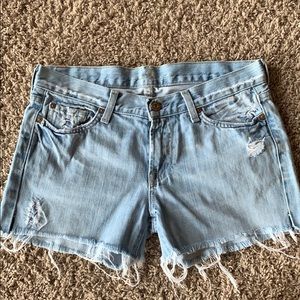 7 For All Mankind Jean shorts